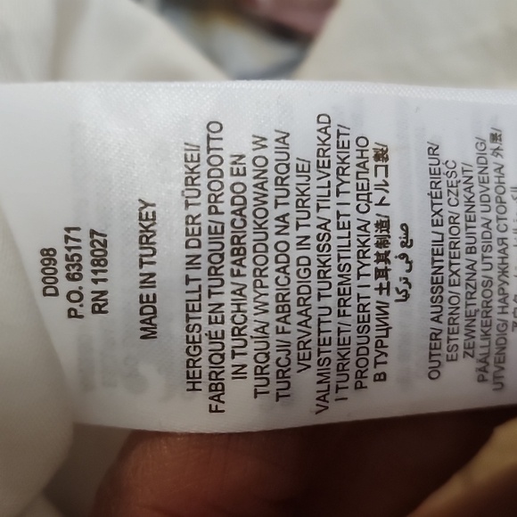 Boden Multicolor Floral Long Sleeve Mini Cotton Dress Fit & Flare Size 4 - Picture 9 of 9